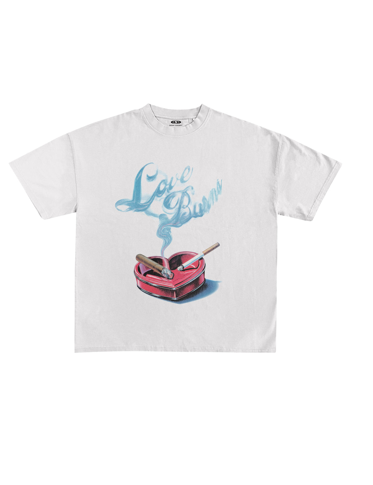 Love BurnS Graphic Tee - White