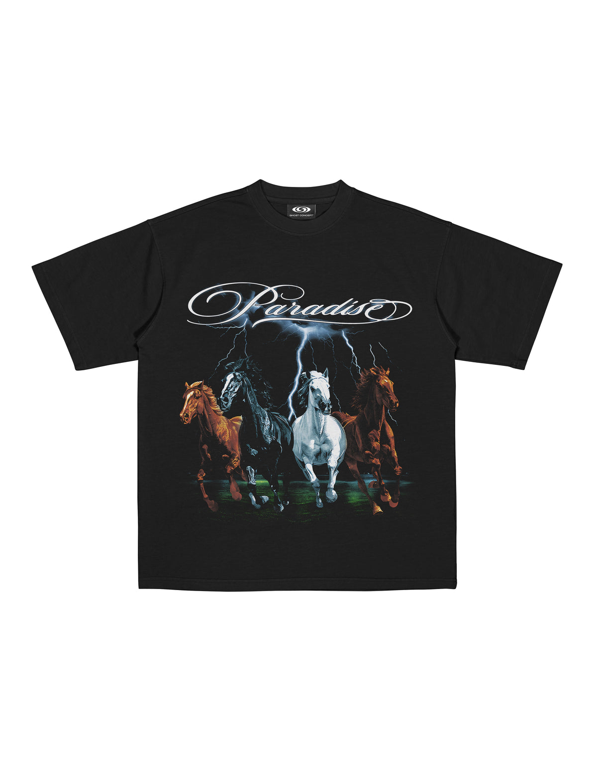 Paradise Graphic Tee – Black