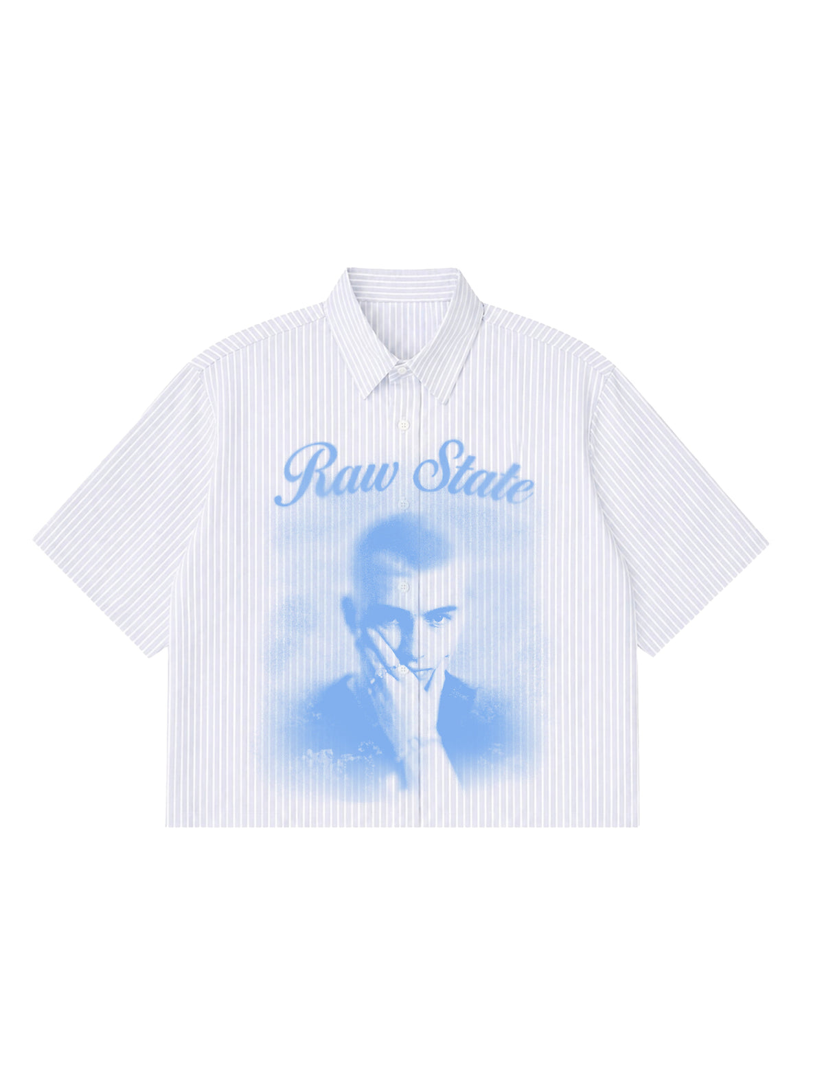 Raw State - Stripe Boxy Shirt