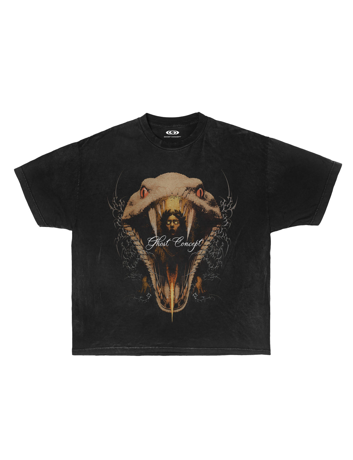 Sacred Serpent Graphic Tee – Vintage Wash