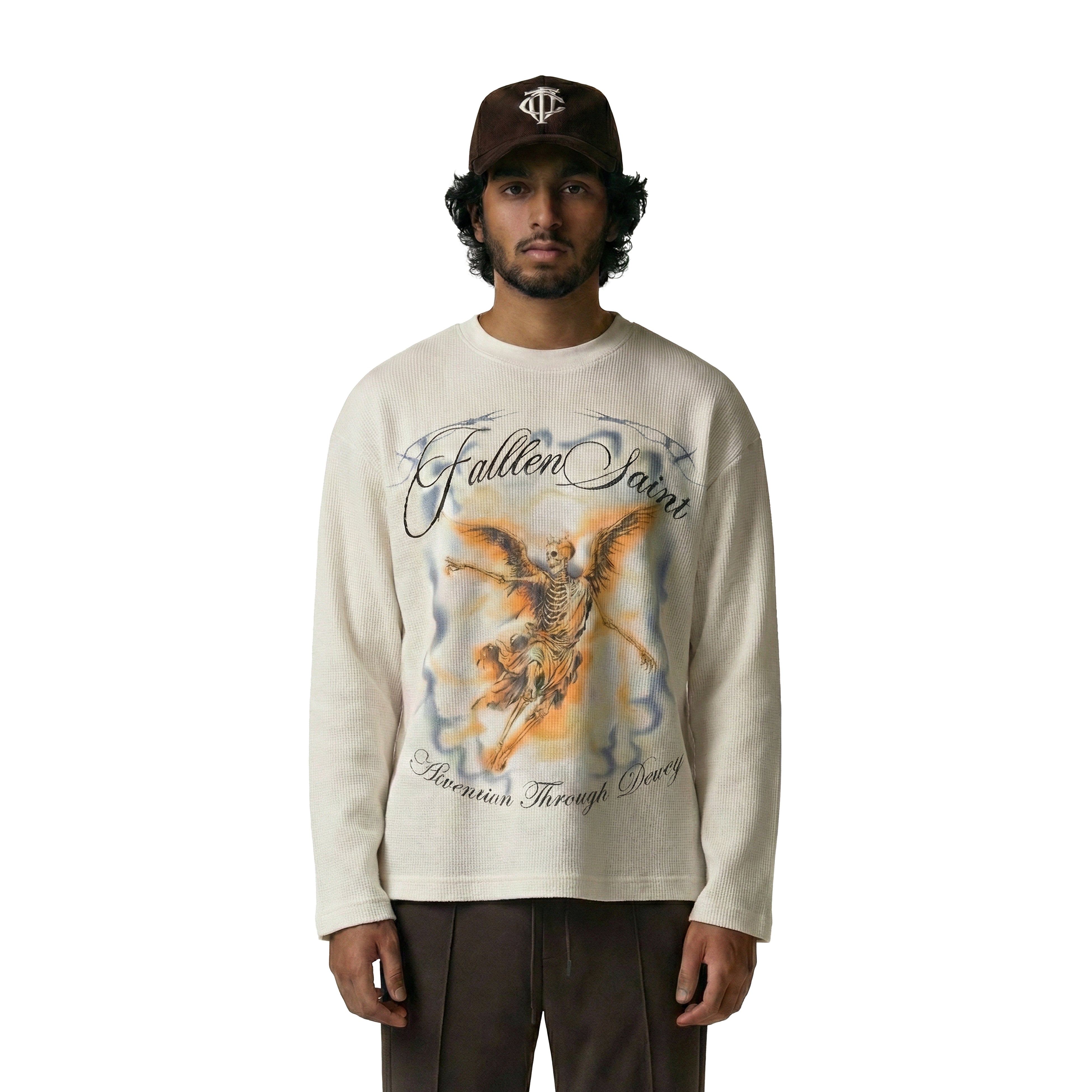 FALLEN SAINT WAFFLE TEE