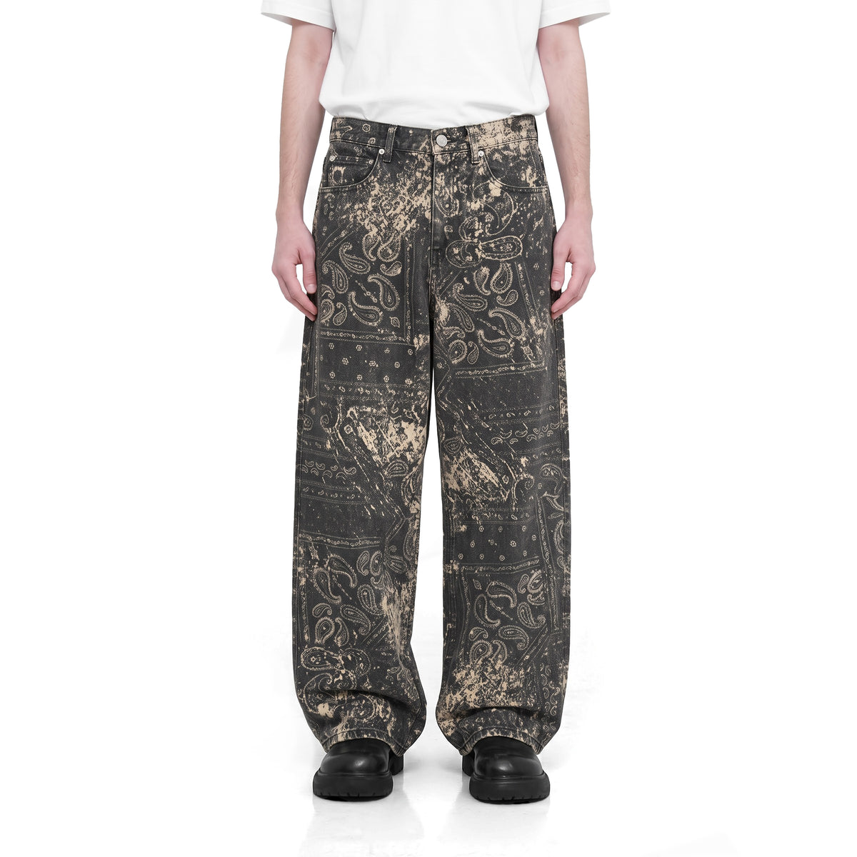 PAISLEY GRUNGE BAGGY BOTTOMS