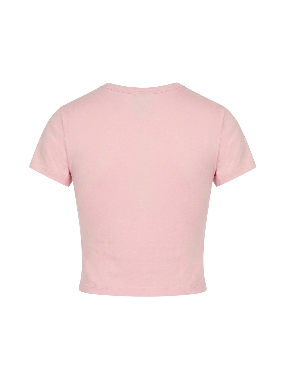 BADDIE ENERGY BABY TEE - BABY PINK
