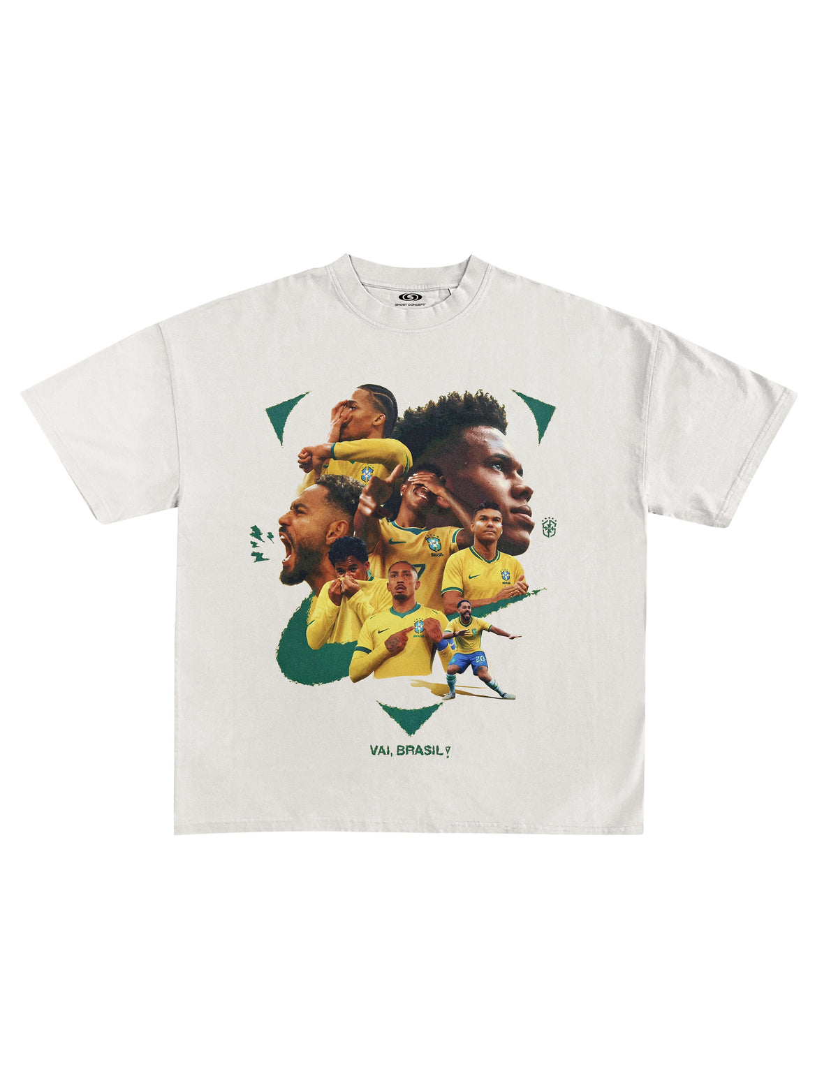 Via Brazil Graphic Tee – Off White
