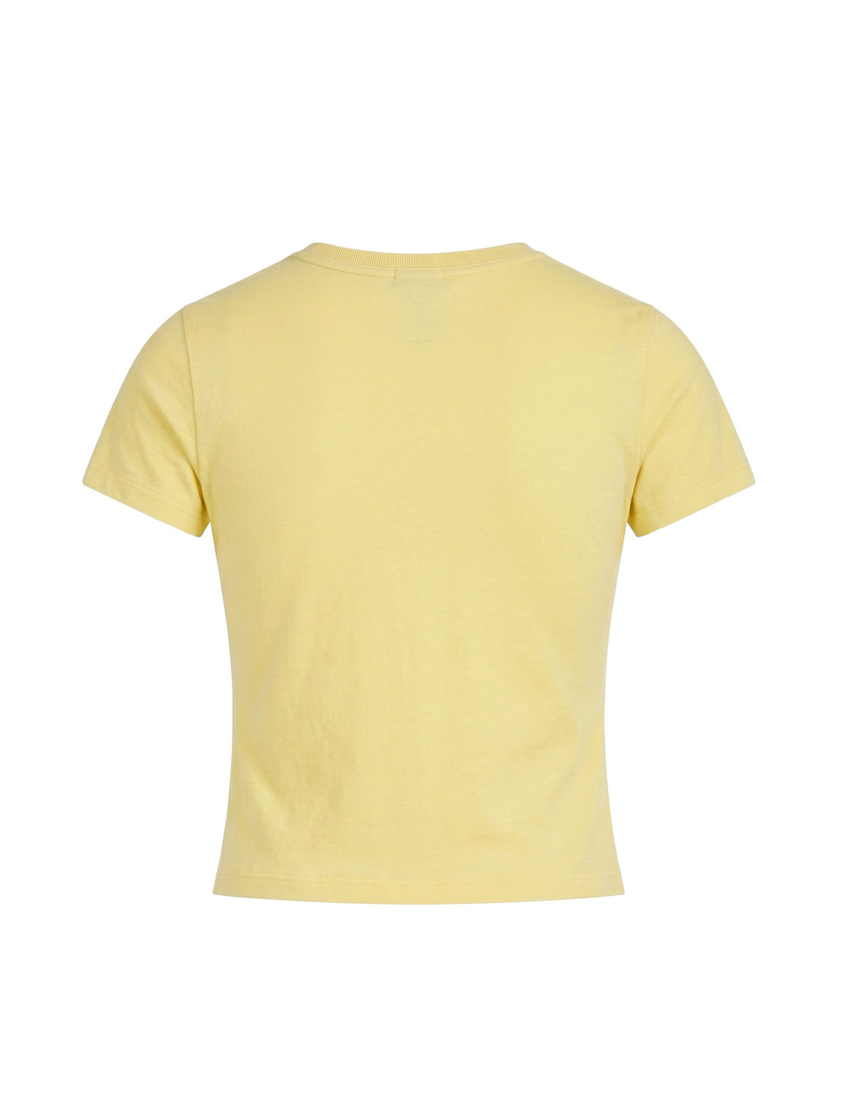 BADDIE ENERGY BABY TEE - BUTTER YELLOW