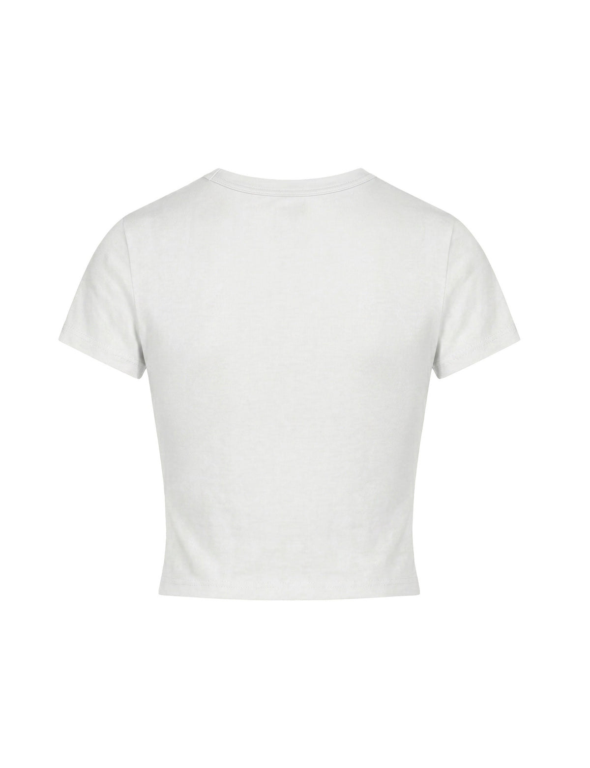 High On Fashion Baby Tee - WHITE